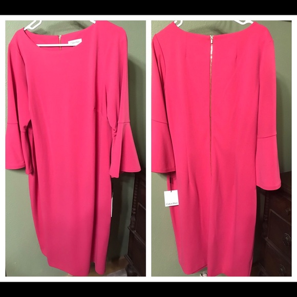 Calvin Klein Dresses & Skirts - Hot pink Calvin Klein dress